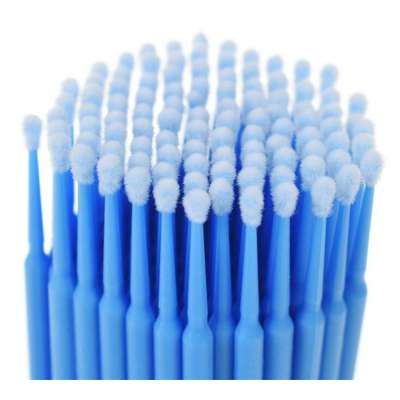 100Pcs/ Bag Eyelash Extension Micro Swab Mascara Wands Eyelash Cleansing Brushes